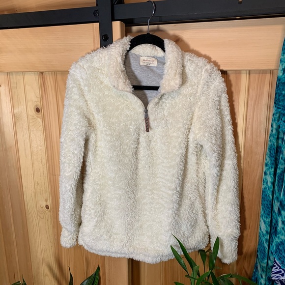 Soft Sherpa Pullover Sweatshirt - Picture 2 of 8